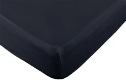 New Products 17 Habitat Pure Cotton 200TC Navy Fitted Sheet - Double