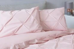 Habitat Hadley Pintuck Blush Pink Bedding Set - Double 11 Habitat Hadley Pintuck Blush Pink Bedding Set - Double -Habitat 9161397 R Z004A