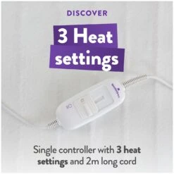 Slumberdown Essentials Electric Underblanket - Small Double 15 Slumberdown Essentials Electric Underblanket - Small Double -Habitat 9169131 R Z003A