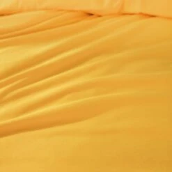 Habitat Stonewashed Cotton Plain Mustard Bedding Set -Double 14 Habitat Stonewashed Cotton Plain Mustard Bedding Set -Double -Habitat 9189252 R Z003C