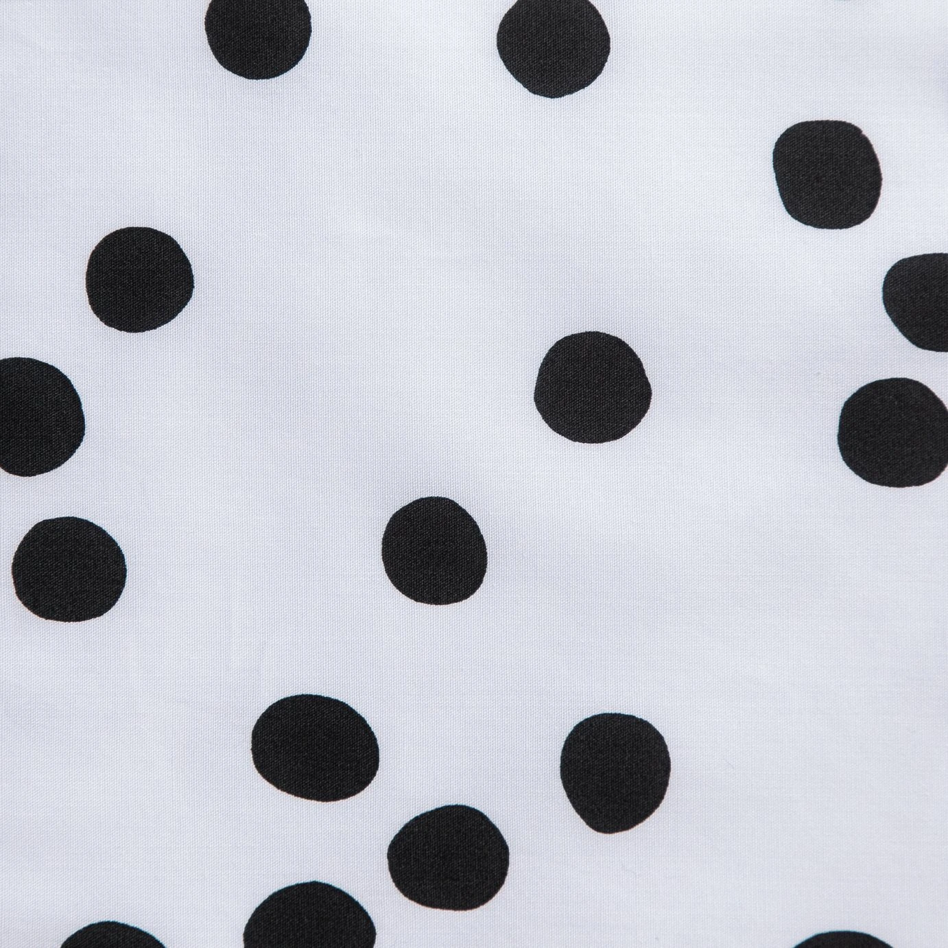 Habitat Cotton Dot Penny White & Black Bedding Set - Single 4 Habitat Cotton Dot Penny White & Black Bedding Set - Single - Image 2