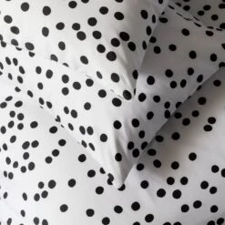Habitat Cotton Dot Penny White & Black Bedding Set - Single 11 Habitat Cotton Dot Penny White & Black Bedding Set - Single -Habitat 9199747 R Z003A