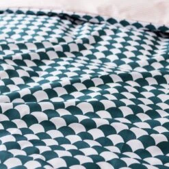 Habitat Cotton Scallop Teal Reversible Bedding Set-Superking 17 Habitat Cotton Scallop Teal Reversible Bedding Set-Superking -Habitat 9207938 R Z006A