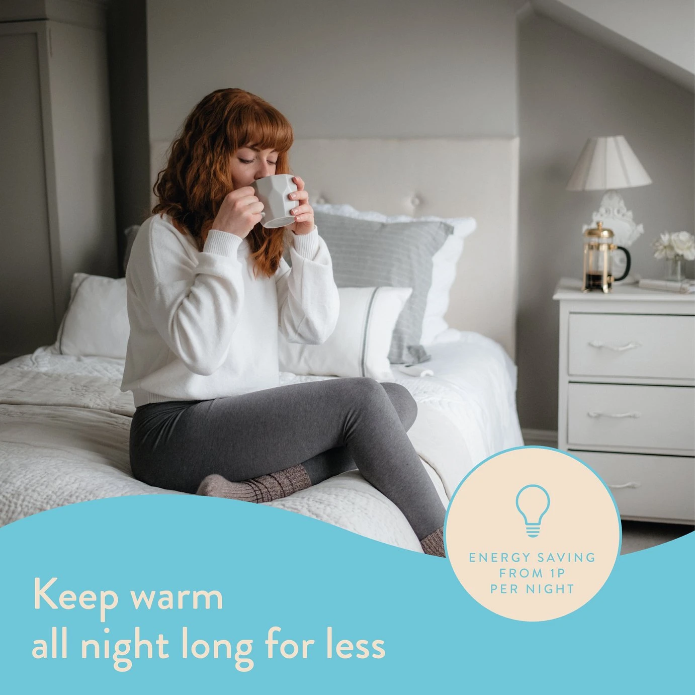 Dreamland Antibacterial Heated Underblanket - Single 4 Dreamland Antibacterial Heated Underblanket - Single - Image 3