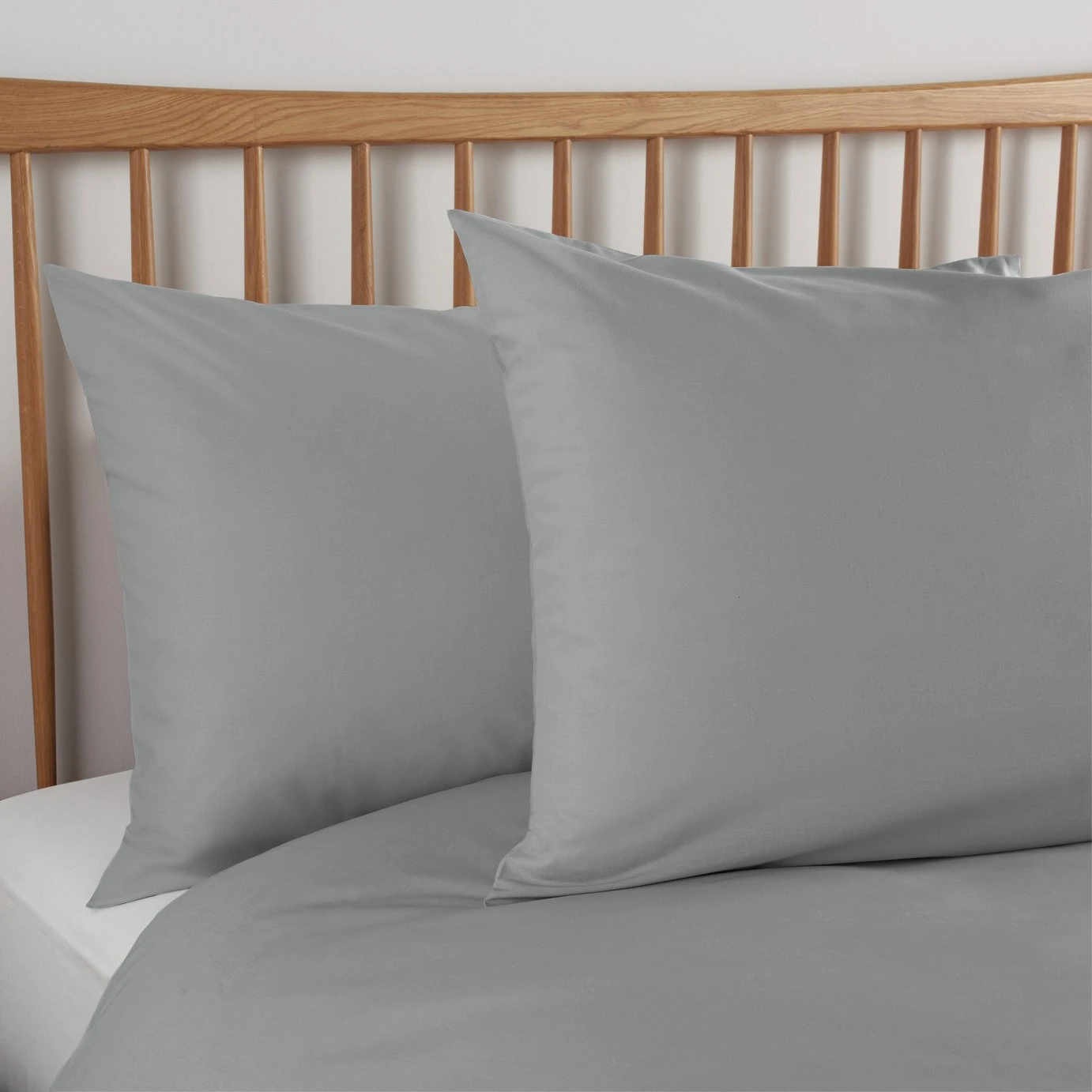 Habitat Cool Tencel Cotton Dove Grey Bedding Set - Single 6 Habitat Cool Tencel Cotton Dove Grey Bedding Set - Single - Image 4