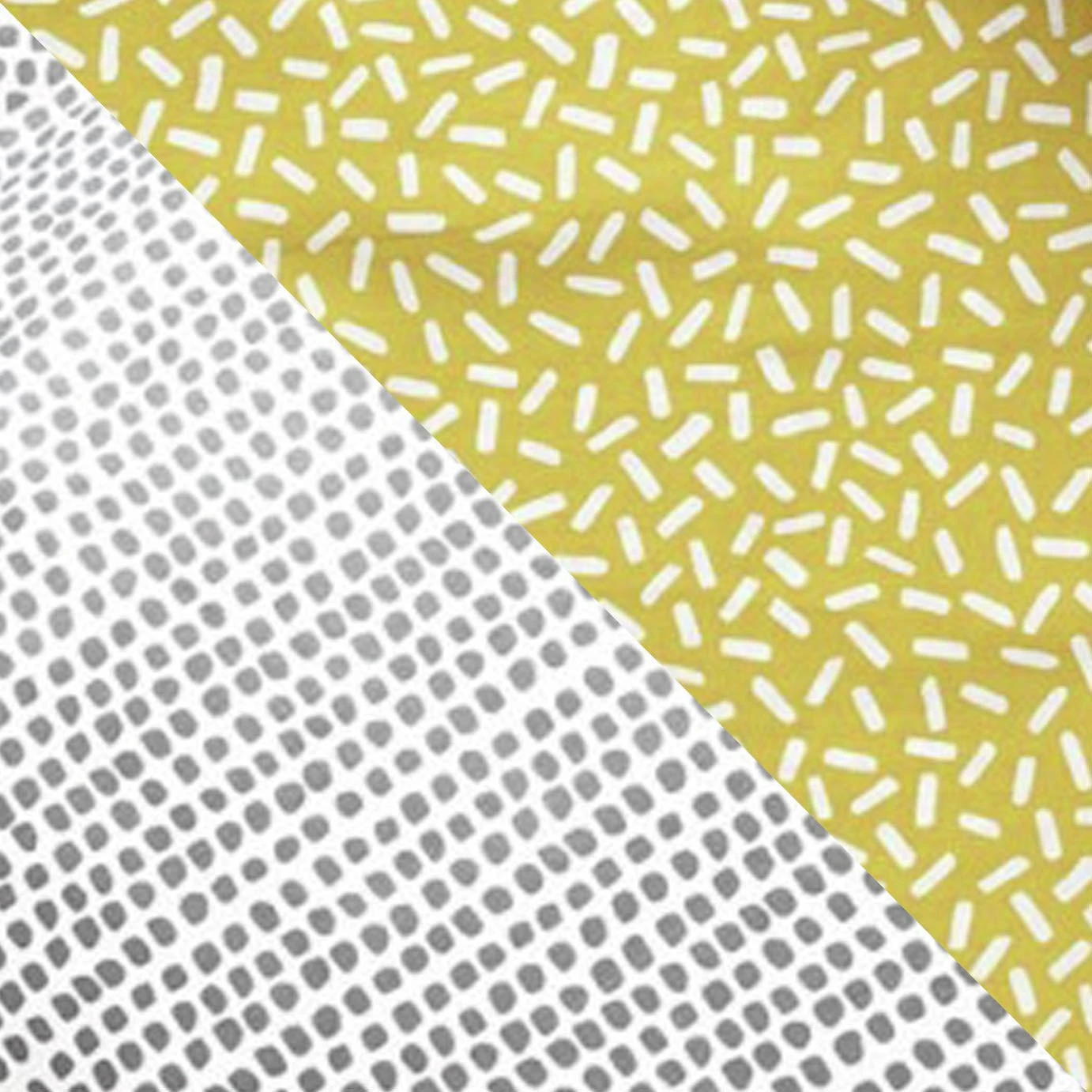 Habitat Betsy Yellow & White Reversible Bedding Set - Single 4 Habitat Betsy Yellow & White Reversible Bedding Set - Single - Image 2