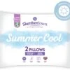 Slumberdown Summer Cool Medium Support Pillow - 2 Pack 2 Slumberdown Summer Cool Medium Support Pillow - 2 Pack -Habitat 9378757 R Z001A