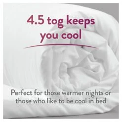 Slumberdown All Seasons 4.5 Tog Duvet - Single -Habitat 9379048 R Z006A