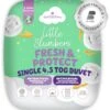 Slumberdown Anti Bacterial 4.5 Tog Kids Duvet - Single -Habitat 9379392 R Z001A