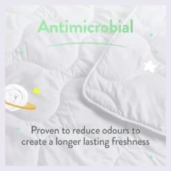 Slumberdown Anti Bacterial 4.5 Tog Kids Duvet - Single -Habitat 9379392 R Z008A