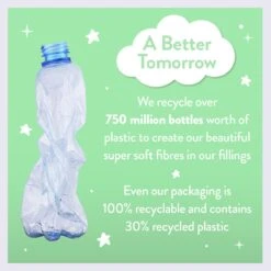 Slumberdown Anti Bacterial 4.5 Tog Kids Duvet - Single -Habitat 9379392 R Z014A