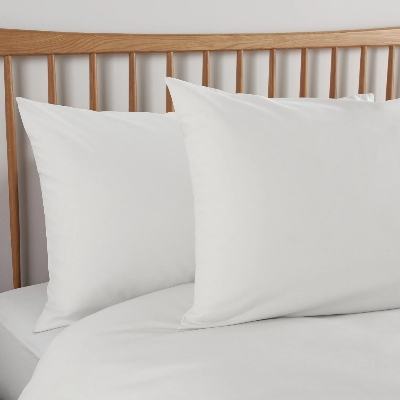 Habitat Cool Tencel Cotton Plain White Bedding Set - Single 7 Habitat Cool Tencel Cotton Plain White Bedding Set - Single - Image 5