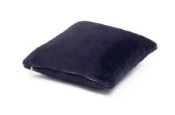 Habitat Plain Faux Fur Cushion - Navy - 43x43cm 8 Habitat Plain Faux Fur Cushion - Navy - 43x43cm -Habitat 9393804 R Z003A