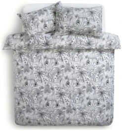 Habitat Cotton Jungle Black & White Bedding Set - Single 11 Habitat Cotton Jungle Black & White Bedding Set - Single -Habitat 9408579 R Z002A