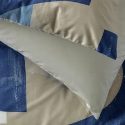 Habitat Geo Blue & Cream Bedding Set - Single -Habitat 9441897 R Z003A
