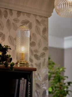 Habitat Perses Cut Glass Pill Touch Table Lamp -Habitat 9448687 R Z002C