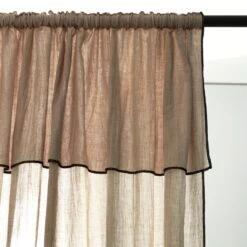 Habitat Double Voile Unlined Sheer Curtain - Natural