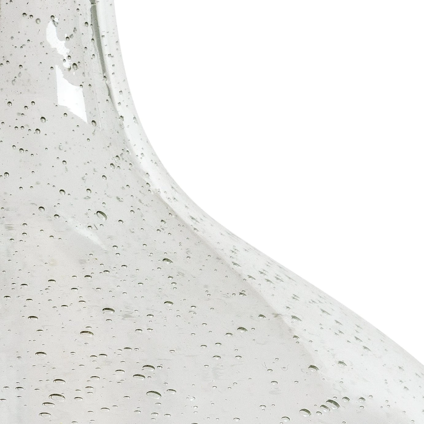 Habitat Abas Glass Table Lamp - Clear & Cream 7 Habitat Abas Glass Table Lamp - Clear & Cream - Image 5