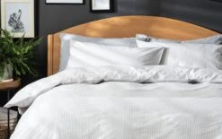 Habitat Stripe White & Grey Bedding Set - Single 12 Habitat Stripe White & Grey Bedding Set - Single -Habitat 9507937 R Z004A