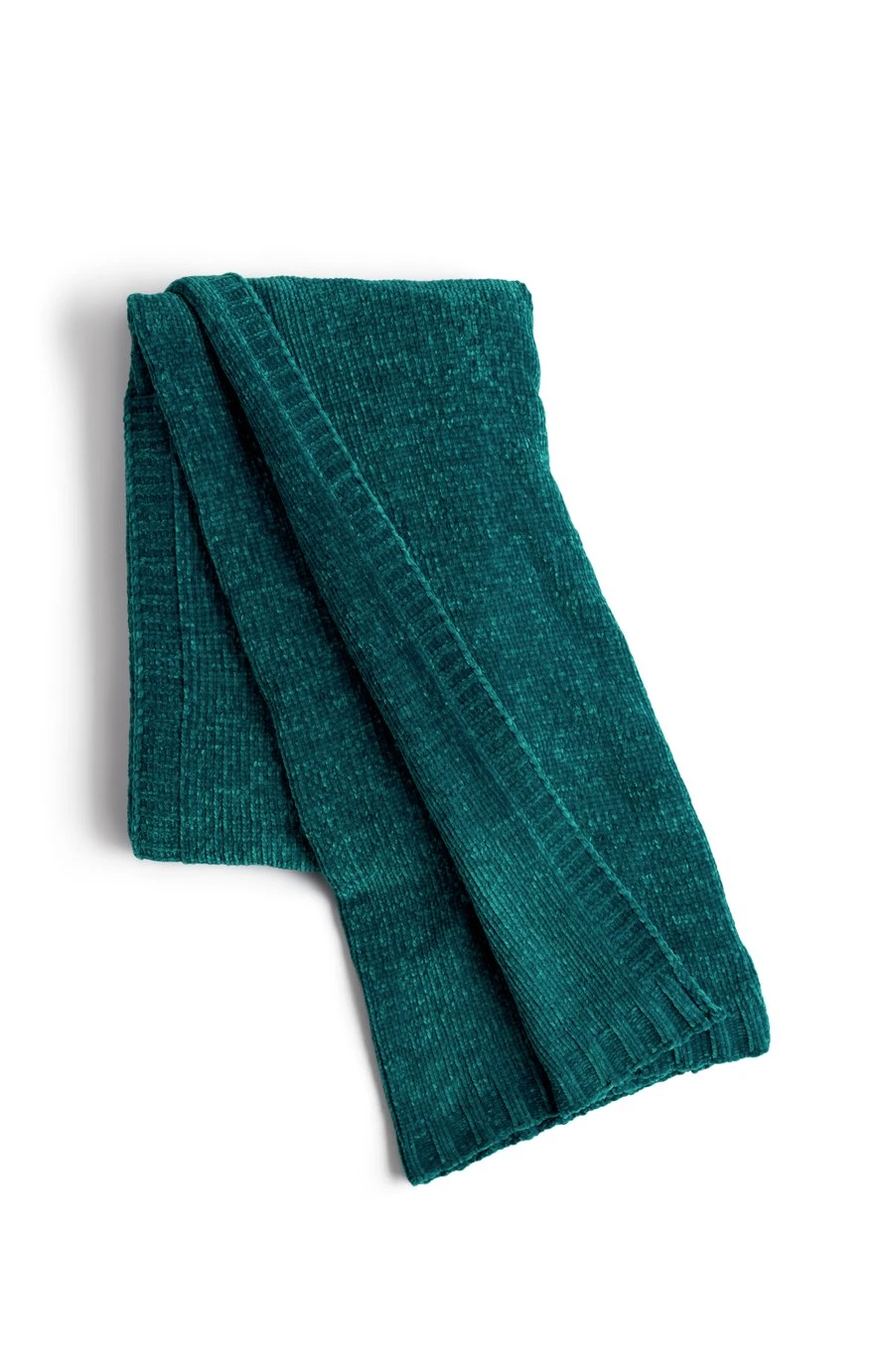 Habitat Chenille Throw - Teal Blue - 125x150cm 3 Habitat Chenille Throw - Teal Blue - 125x150cm