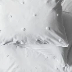 Habitat Tufted Spot White Bedding Set - Single 10 Habitat Tufted Spot White Bedding Set - Single -Habitat 9545607 R Z003A