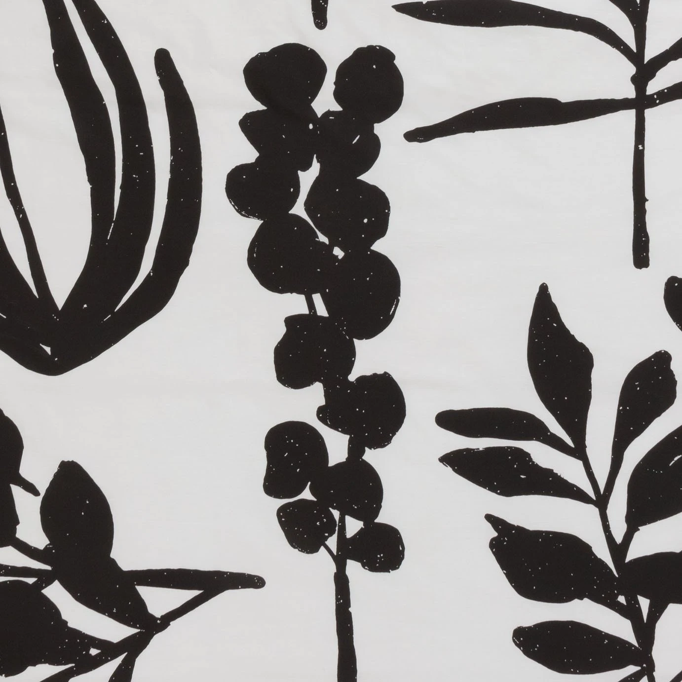 Habitat Cotton Floral Black & White Bedding Set - Double 4 Habitat Cotton Floral Black & White Bedding Set - Double - Image 2