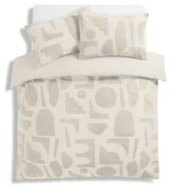 Habitat Velvet Panel Jacquard Shapes Bedding Set - Single -Habitat 9548446 R Z002A