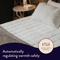 Dreamland Organic Cotton Warming Mattress Protector-Single -Habitat 9560321 R Z007A