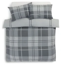 Habitat Check Charcoal Grey Bedding Set - Single 14 Habitat Check Charcoal Grey Bedding Set - Single -Habitat 9561155 R Z002A