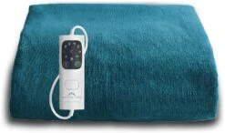 Dreamland Snuggle Up Teal Heated Throw - Large 18 Dreamland Snuggle Up Teal Heated Throw - Large -Habitat 9562745 R Z008A