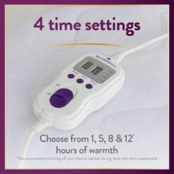 Slumberdown Perfectly Warm Luxury Electric Blanket - Single 24 Slumberdown Perfectly Warm Luxury Electric Blanket - Single -Habitat 9564516 R Z006A