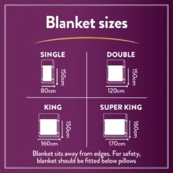 Slumberdown Perfectly Warm Luxury Electric Blanket - Single 28 Slumberdown Perfectly Warm Luxury Electric Blanket - Single -Habitat 9564516 R Z010A