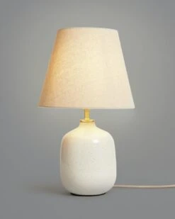 Habitat Aquilla Ceramic Table Lamp - Cream & Beige -Habitat 9578636 R Z003C