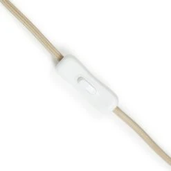 Habitat Aquilla Ceramic Table Lamp - Cream & Beige -Habitat 9578636 R Z004A