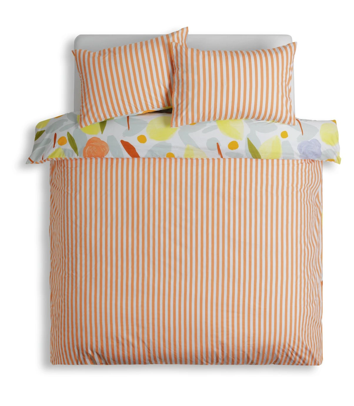 Habitat Panel Stripe Print Multicolour Bedding Set - Single 8 Habitat Panel Stripe Print Multicolour Bedding Set - Single - Image 6