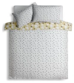 Habitat Scandi Floral Yellow & White Bedding Set - Single -Habitat 9584455 R Z004A