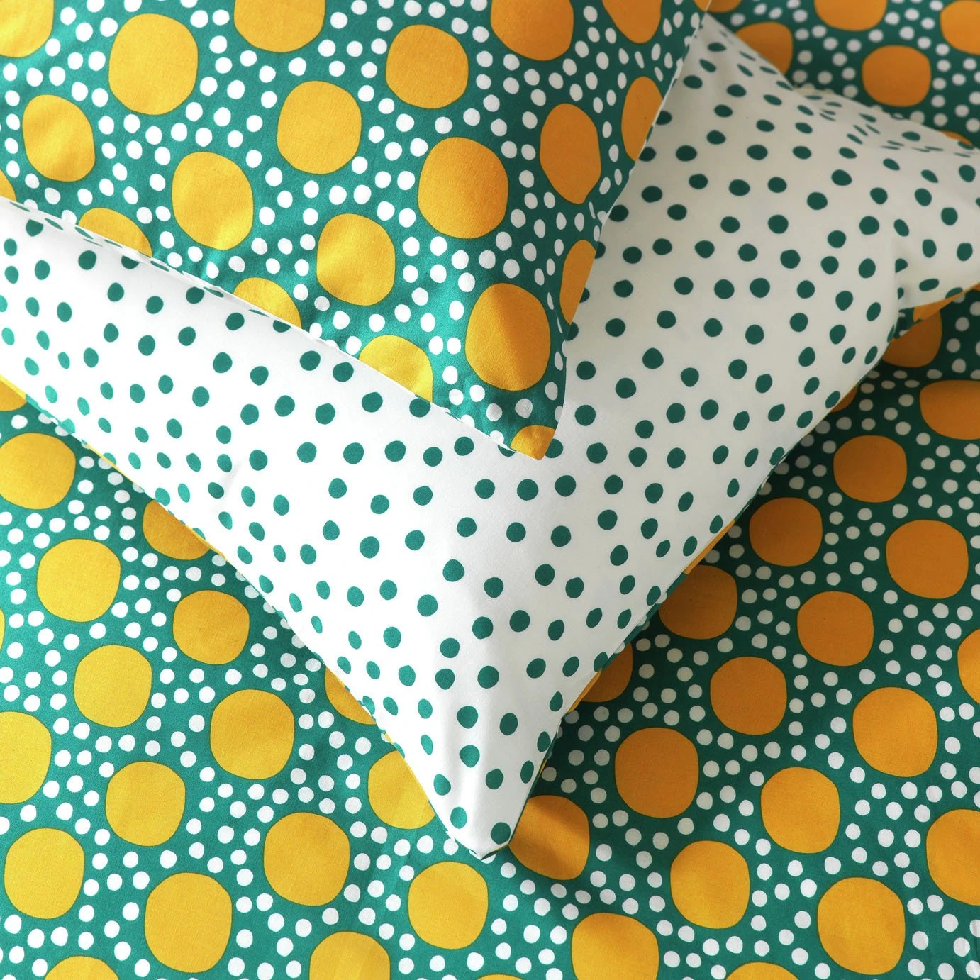 Habitat Sunburst Geo Green & Mustard Bedding Set - Single 6 Habitat Sunburst Geo Green & Mustard Bedding Set - Single - Image 4