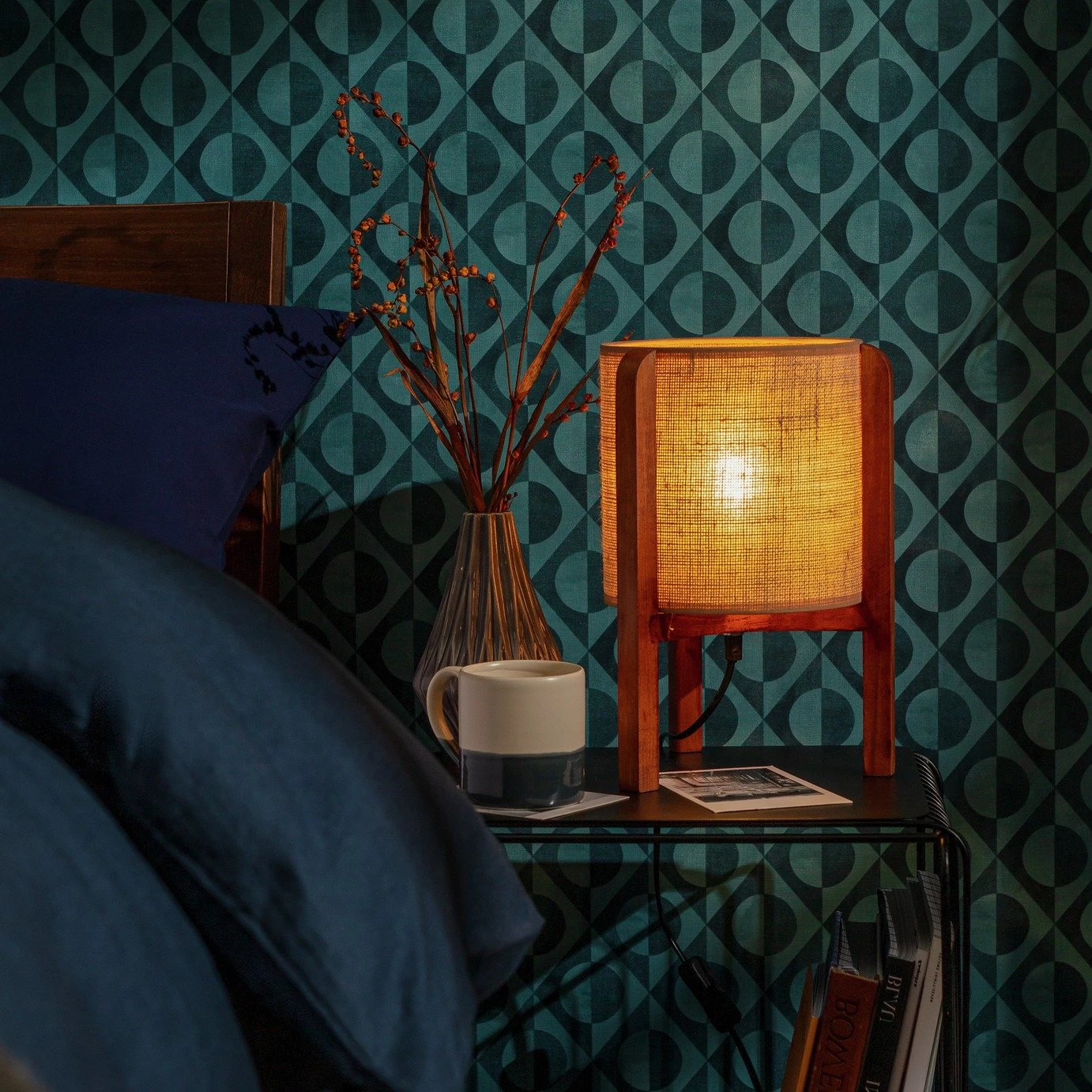 Habitat Arbaa Woven Column Table Lamp - Natural 2 Habitat Arbaa Woven Column Table Lamp - Natural