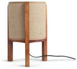 Habitat Arbaa Woven Column Table Lamp - Natural 9 Habitat Arbaa Woven Column Table Lamp - Natural -Habitat 9589175 R Z001C
