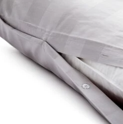 Habitat Cotton 400TC Sateen Stripe Grey Bedding Set - Double 12 Habitat Cotton 400TC Sateen Stripe Grey Bedding Set - Double -Habitat 9595145 R Z004A