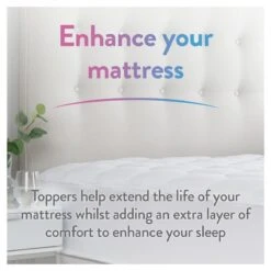 Slumberdown Climate Comfort Mattress Topper - Single -Habitat 9605602 R Z007A
