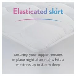 Slumberdown Climate Comfort Mattress Topper - Single -Habitat 9605602 R Z008A