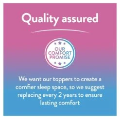 Slumberdown Climate Comfort Mattress Topper - Single -Habitat 9605602 R Z012A