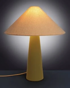 Habitat Conical Ceramic Table Lamp - Olive & Beige -Habitat 9610264 R Z002A