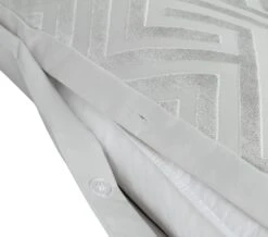 Habitat Geo Velvet Silver Bedding Set - Single 12 Habitat Geo Velvet Silver Bedding Set - Single -Habitat 9621356 R Z004A