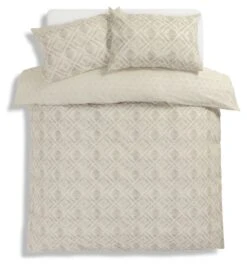 Habitat Cotton 200TC Geo Silver & Cream Bedding Set - Single 11 Habitat Cotton 200TC Geo Silver & Cream Bedding Set - Single -Habitat 9629152 R Z002A