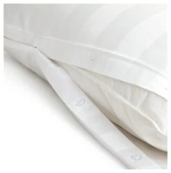 Habitat Cotton 400TC Sateen Stripe White Bedding Set -Double 11 Habitat Cotton 400TC Sateen Stripe White Bedding Set -Double -Habitat 9648030 R Z004A