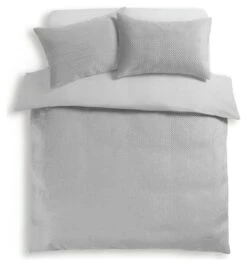 Habitat Pinsonic Velvet Plain Grey Bedding Set - Double 10 Habitat Pinsonic Velvet Plain Grey Bedding Set - Double -Habitat 9649338 R Z002A